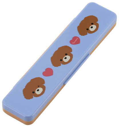 Skater Antibacterial Chopsticks and Spoon Combo Set 18cm Pompon's Dog Design Made in Japan- Japan Figure Store - #1 Bring To You The Best Japanese Goods