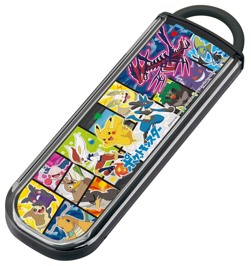 Skater Pokemon 21 Pocket Monsters Chopsticks and Spoon Set - Made in Japan- Japan Figure Store - #1 Bring To You The Best Japanese Goods