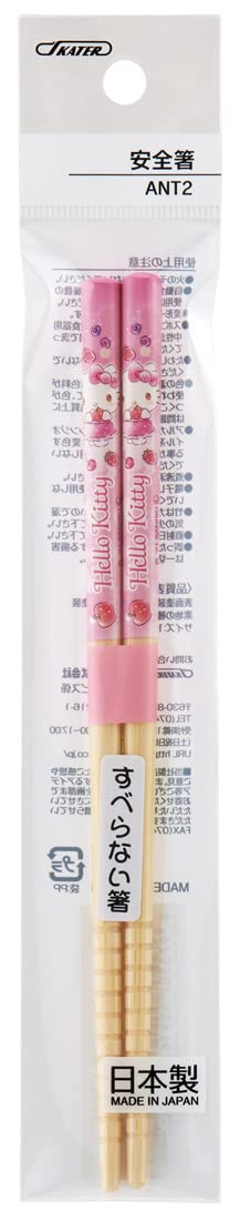 Skater Bamboo Chopsticks 16.5cm Kitty Sweets Design Sanrio Made in Japan- Japan Figure Store - #1 Bring To You The Best Japanese Goods