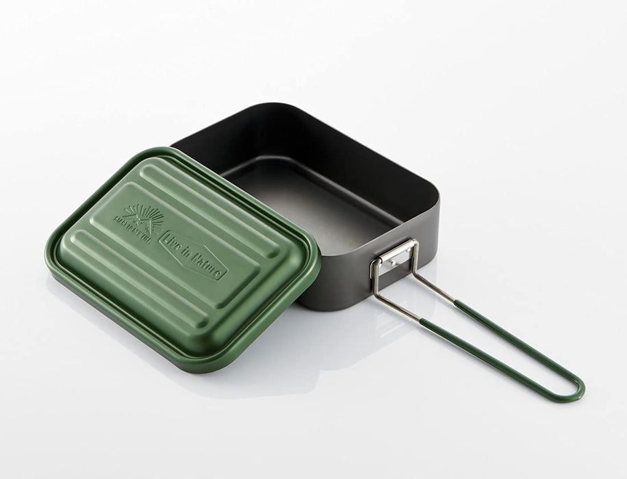Skater 1000Ml Green Outdoor Mess Box Aftm10N-A - No Seasoning Required Messtin- Japan Figure Store - #1 Bring To You The Best Japanese Goods