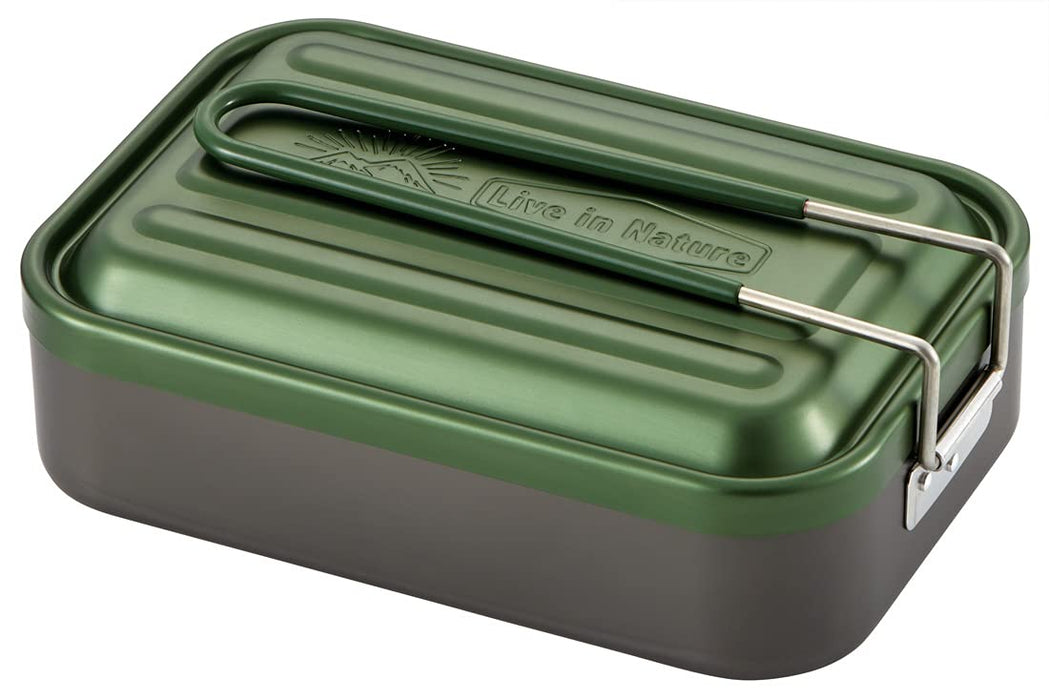 Skater 1000Ml Green Outdoor Mess Box Aftm10N-A - No Seasoning Required Messtin- Japan Figure Store - #1 Bring To You The Best Japanese Goods
