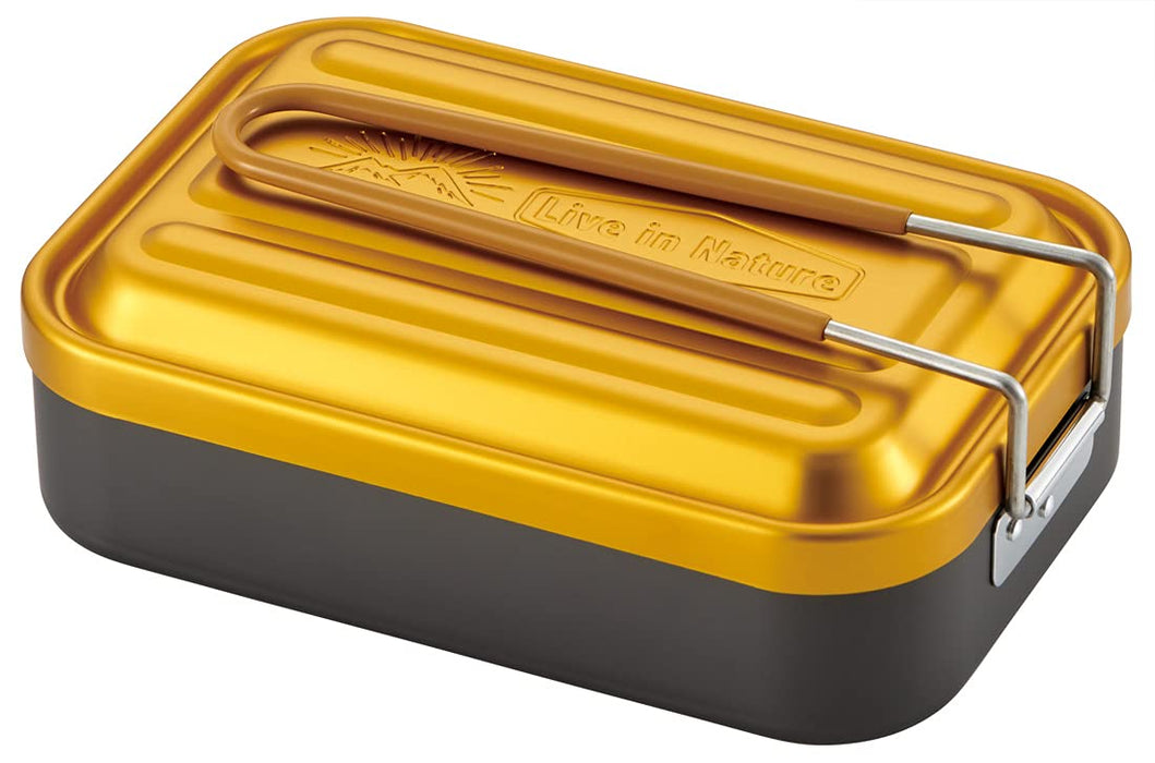 Skater 850ml Yellow Outdoor Mess Tin - No Seasoning Required - AFTM8N-A- Japan Figure Store - #1 Bring To You The Best Japanese Goods