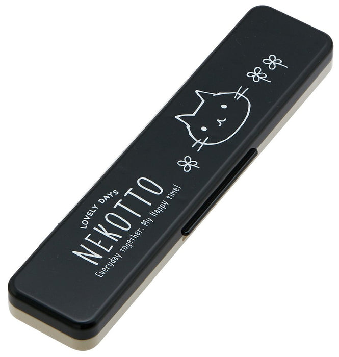 Skater Nekotto Combo - Japanese Made Chopsticks and Spoon Set- Japan Figure Store - #1 Bring To You The Best Japanese Goods