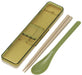Skater 18cm Silver Ion Antibacterial Chopsticks & Spoon Set Retro French Green Made in Japan- Japan Figure Store - #1 Bring To You The Best Japanese Goods