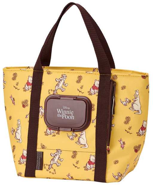 Skater Disney Winnie The Pooh Cooler Bag with Wet Tissue Pocket Kclbp1-A- Japan Figure Store - #1 Bring To You The Best Japanese Goods