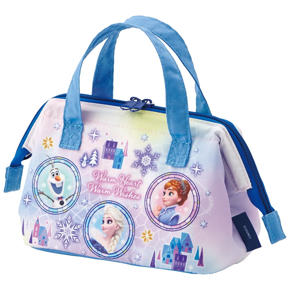Skater Disney Frozen 23 Cooling Lunch Bag with Clasp Kga0-A Designed for Kids- Japan Figure Store - #1 Bring To You The Best Japanese Goods