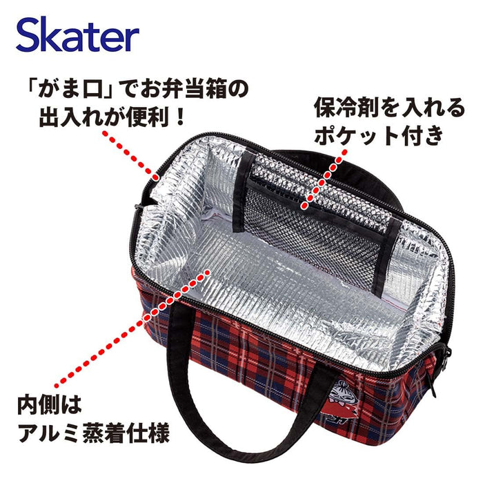 Skater Little My Check Moomin Cooling Lunch Bag Purse Kga1-A- Japan Figure Store - #1 Bring To You The Best Japanese Goods