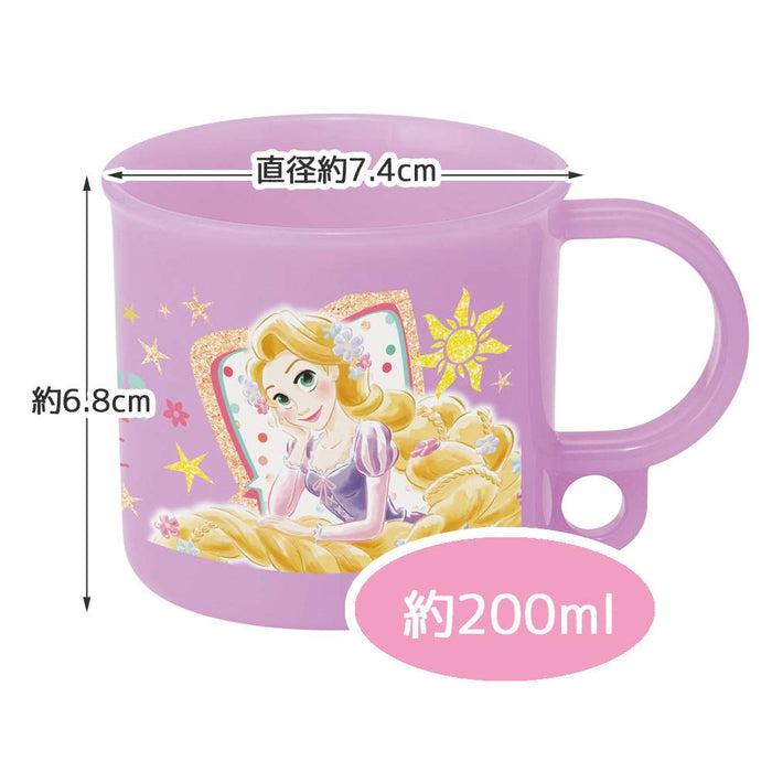 Skater Disney Rapunzel 21 200ml Antibacterial Silver Ion AG+ Cup Dishwasher Safe Made in Japan- Japan Figure Store - #1 Bring To You The Best Japanese Goods