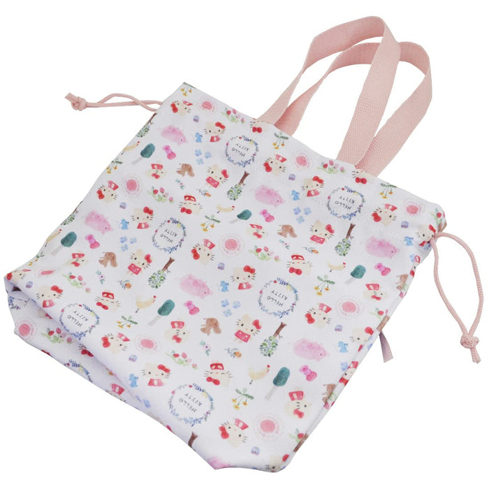 Hello Kitty Skater Diaper with Wipe Pocket & Drawstring Bag Sanrio Kbopc1-A- Japan Figure Store - #1 Bring To You The Best Japanese Goods