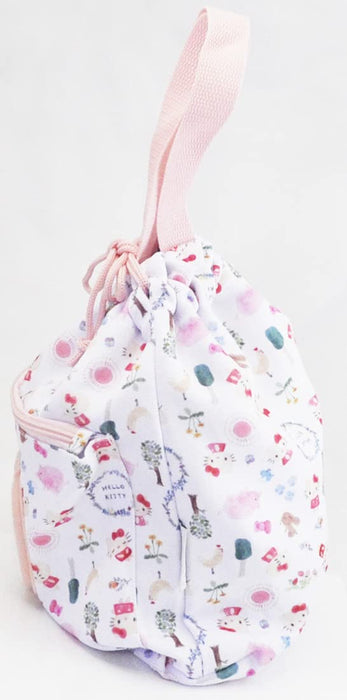 Hello Kitty Skater Diaper with Wipe Pocket & Drawstring Bag Sanrio Kbopc1-A- Japan Figure Store - #1 Bring To You The Best Japanese Goods
