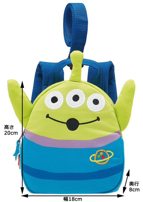Skater Alien Disney Backpack Die-Cut Sweatshirt Material with Harness Rnhd1- Japan Figure Store - #1 Bring To You The Best Japanese Goods