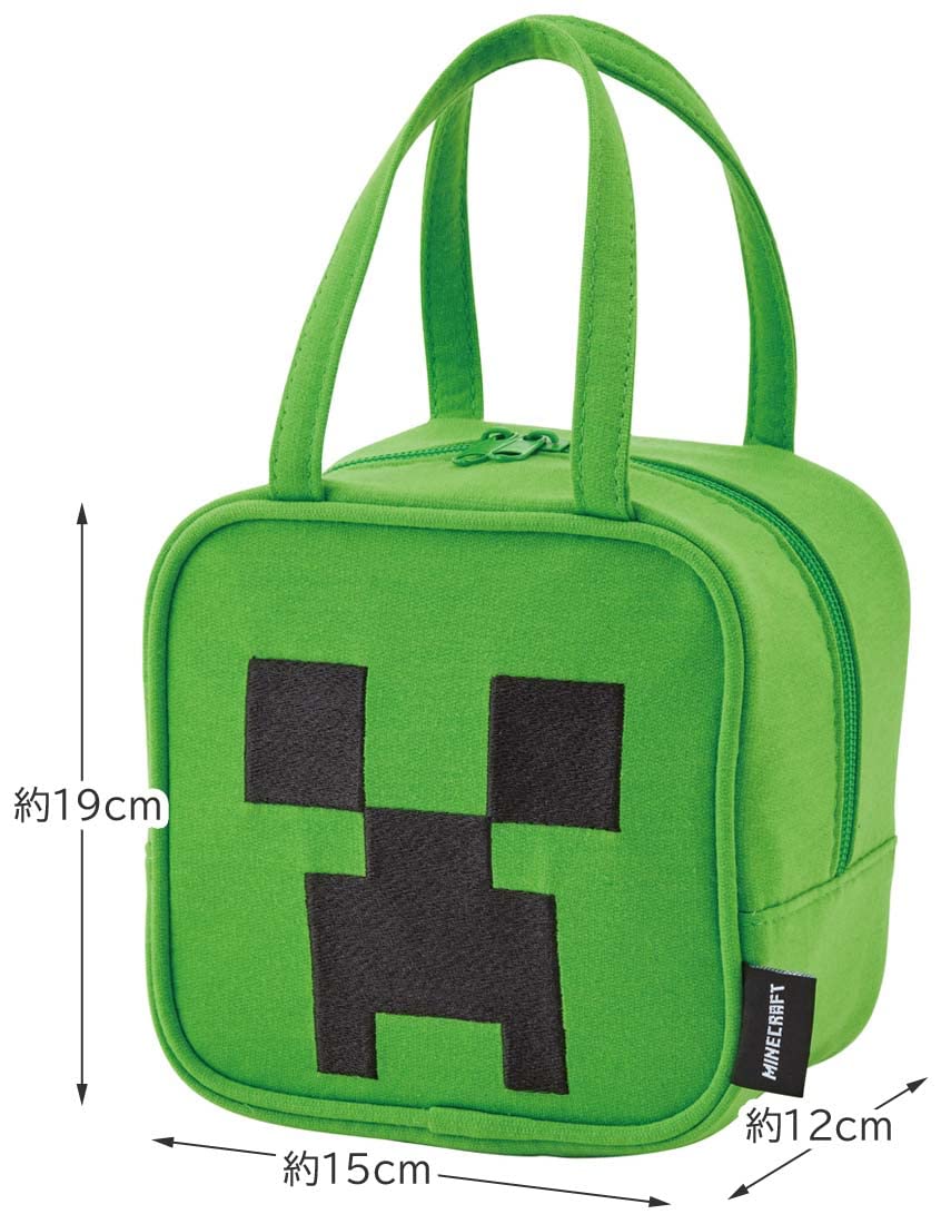 Skater Minecraft Creeper Sweatshirt Material Die-Cut Bag Knbd1-A- Japan Figure Store - #1 Bring To You The Best Japanese Goods