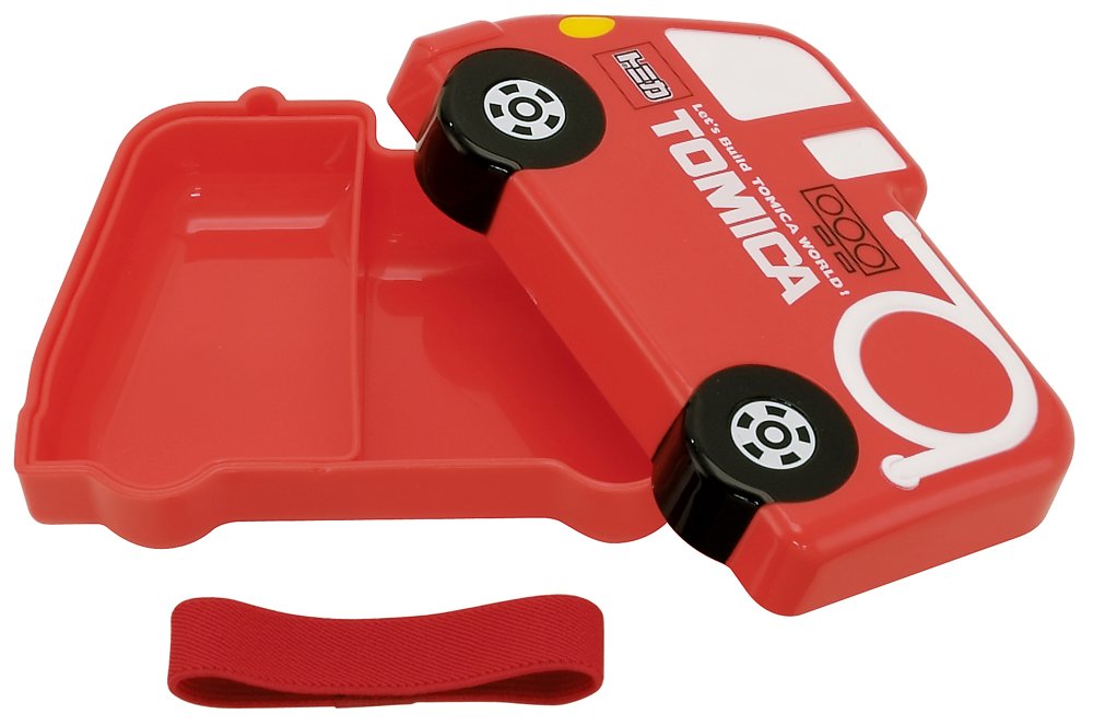 Skater 310ml Tomica Fire Truck Themed Die-Cut Lunch Box Lbd2-A- Japan Figure Store - #1 Bring To You The Best Japanese Goods