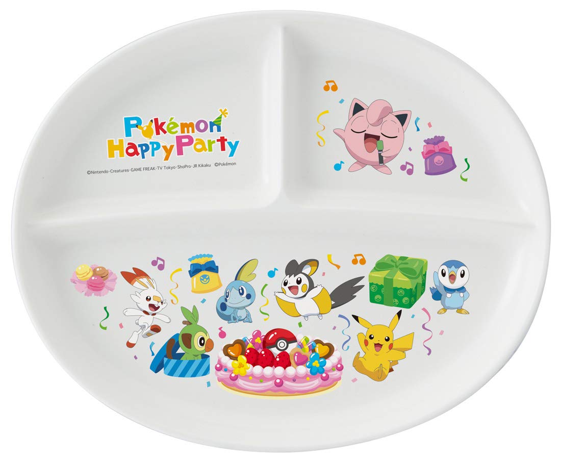 Skater Pokemon Pocket Monsters Silver Ion Antibacterial Lunch Plate Made in Japan- Japan Figure Store - #1 Bring To You The Best Japanese Goods