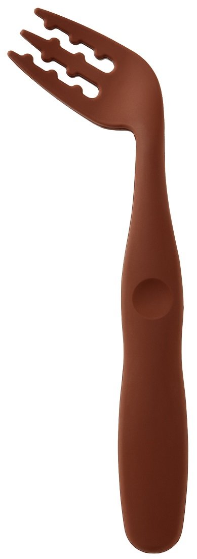 Skater Curved Neck Noodle Fork Brown Easy-to-Eat - Ftcs1 Skater- Japan Figure Store - #1 Bring To You The Best Japanese Goods
