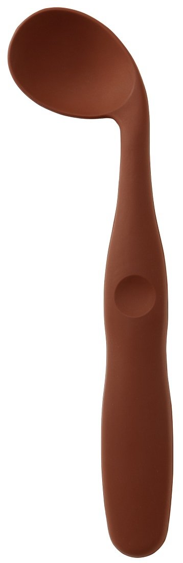 Skater Curved Neck Easy Scoop Brown Spoon Stcs1 Skater Product- Japan Figure Store - #1 Bring To You The Best Japanese Goods