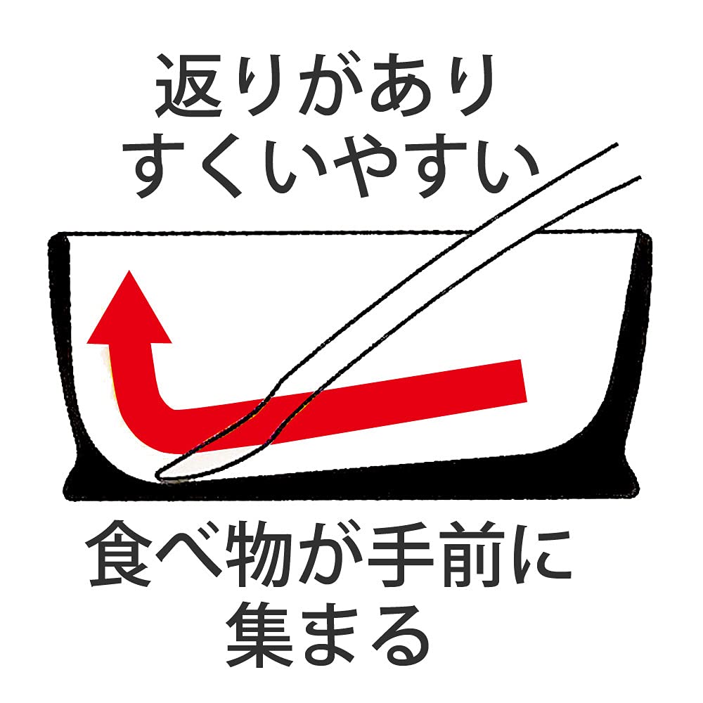 Skater Kids' Easy-to-Scoop Rice Bowl Inai Inai Baa Design 12.5x10x5.2 cm- Japan Figure Store - #1 Bring To You The Best Japanese Goods