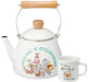 Skater Disney Winnie The Pooh 2L Enamel Kettle - Enkt2-A Skater Collection- Japan Figure Store - #1 Bring To You The Best Japanese Goods
