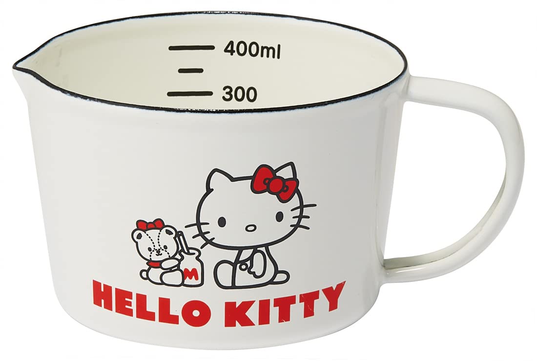 Skater 450ml Enamel Measuring Cup Hello Kitty and Tiny Chum Series ENMC5-A- Japan Figure Store - #1 Bring To You The Best Japanese Goods