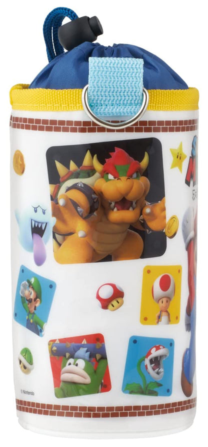 Skater Super Mario 500ml Plastic Enamel Bottle Case Pvpc6-A- Japan Figure Store - #1 Bring To You The Best Japanese Goods