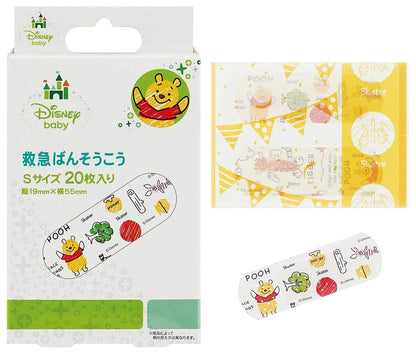 Skater Disney Winnie the Pooh First Aid Bandage Size S Cut Band Pack of 20 Qqb2-A- Japan Figure Store - #1 Bring To You The Best Japanese Goods