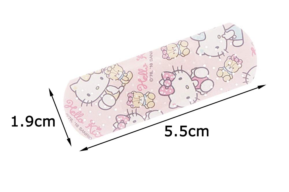 Skater Hello Kitty Pastel First Aid Bandage Small Size Pack of 20- Japan Figure Store - #1 Bring To You The Best Japanese Goods