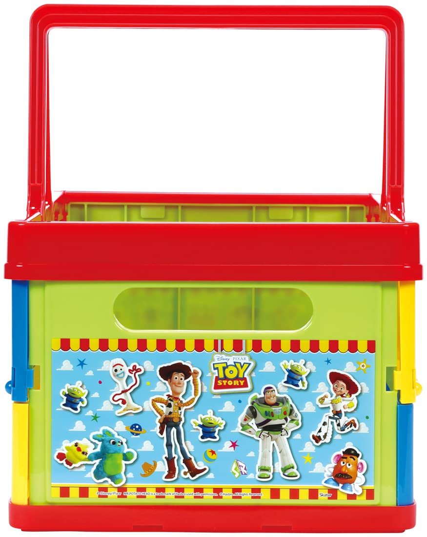 Skater Disney Toy Story Stackable Toy Box with Handle Foldable Storage Basket 38X25X19.5Cm- Japan Figure Store - #1 Bring To You The Best Japanese Goods