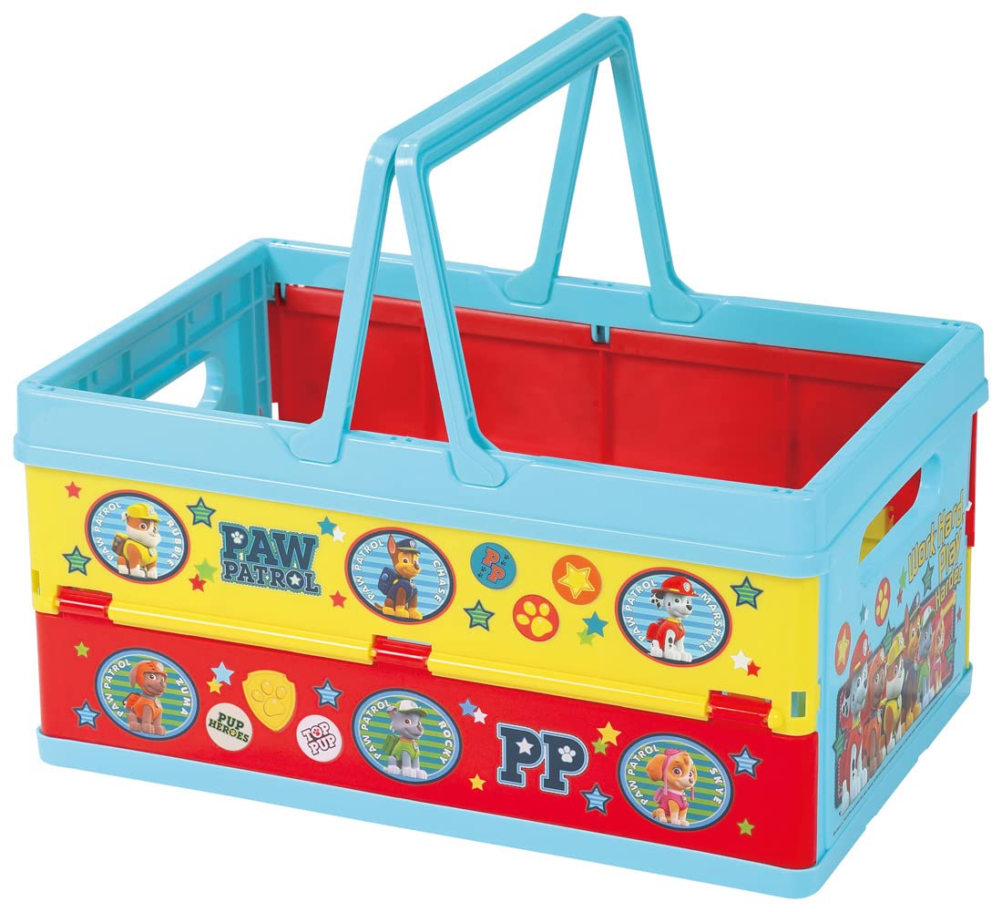 Skater Paw Patrol Stackable Toy Storage Box with Handle 38X25X19.5cm - BWOT13-A- Japan Figure Store - #1 Bring To You The Best Japanese Goods