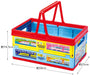 Skater Stackable Toy Storage Box with Handle Foldable Basket 38X25X19.5cm - BWOT13-A- Japan Figure Store - #1 Bring To You The Best Japanese Goods