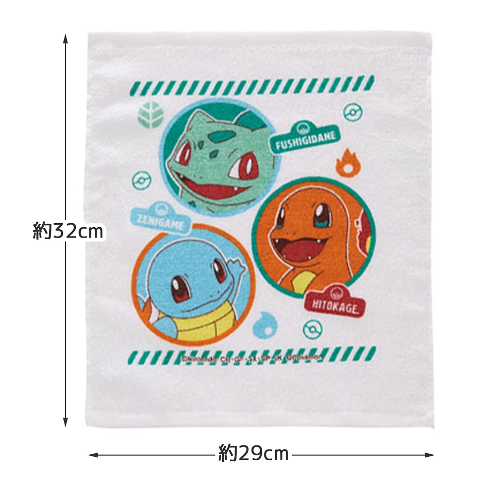 Skater Pokemon Hand Towel Set 3 Pack - Soft and Absorbent- Japan Figure Store - #1 Bring To You The Best Japanese Goods