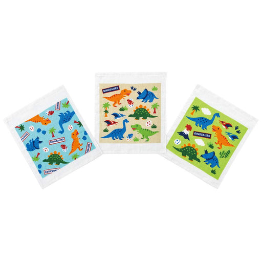 Skater Dinosaur Themed Hand Towel Set of 3 - Soft Absorbent Skater Towels- Japan Figure Store - #1 Bring To You The Best Japanese Goods