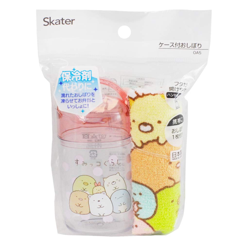 Skater Sumikko Gurashi Hand Towel Set (32 X 30.5 cm) with Case - OA5- Japan Figure Store - #1 Bring To You The Best Japanese Goods