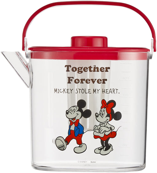 Skater 1.2L Disney Mickey & Friends Comic Heat-Resistant Cold Tea Pot with Strainer- Japan Figure Store - #1 Bring To You The Best Japanese Goods