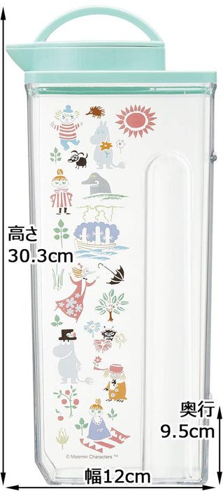 Skater 2.2L Moomin Water Pitcher Heat-Resistant Vertical and Horizontal Bottle- Japan Figure Store - #1 Bring To You The Best Japanese Goods