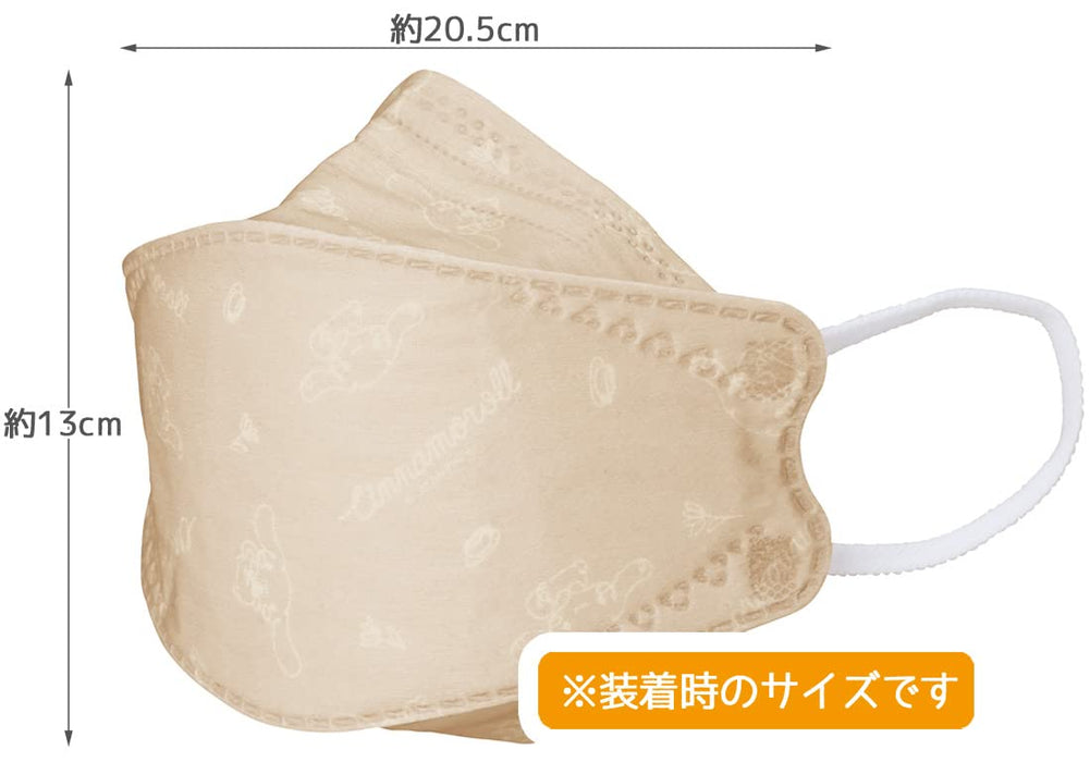 Skater Regular Size 3D Nonwoven Three-Layer Cinnamoroll Sanrio Masks 5 Pack- Japan Figure Store - #1 Bring To You The Best Japanese Goods