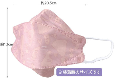 Skater Disney Princess High-Performance 3D 3-Layer Mask Regular Size 5-Pack- Japan Figure Store - #1 Bring To You The Best Japanese Goods