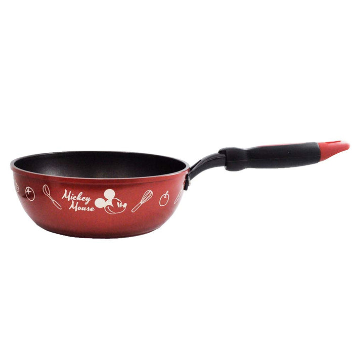 Skater Diamond Coated 20cm Deep Frying Pan IH Gas Stove Compatible Disney Mickey Mouse- Japan Figure Store - #1 Bring To You The Best Japanese Goods