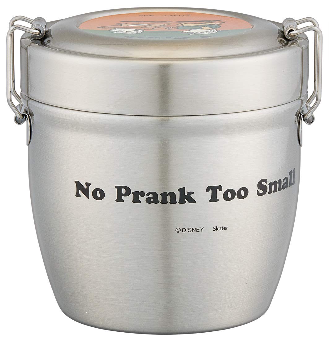 Skater Disney Chip & Dale 550ml Stainless Steel Insulated Lunch Box Bowl- Japan Figure Store - #1 Bring To You The Best Japanese Goods