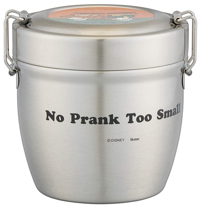 Skater Disney Chip & Dale 550ml Stainless Steel Insulated Lunch Box Bowl- Japan Figure Store - #1 Bring To You The Best Japanese Goods