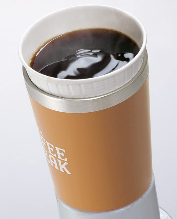 Skater 240Ml Stainless Steel Coffee Tumbler Insulated Snoopy Design STCV1-A- Japan Figure Store - #1 Bring To You The Best Japanese Goods