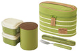 Skater Retro French Green Insulated Lunch Box 560ml - Kcljc6 Model- Japan Figure Store - #1 Bring To You The Best Japanese Goods