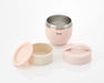 Skater Dull Pink Insulated Lunch Box 540ml Rice Bowl-Shaped Lunch Jar- Japan Figure Store - #1 Bring To You The Best Japanese Goods