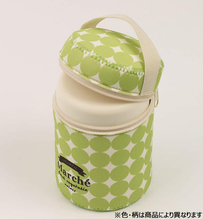 Skater Insulated Medium Lunch Soup Jar Marche Pumpkin 9cm x 13cm Height - SJP1-A- Japan Figure Store - #1 Bring To You The Best Japanese Goods