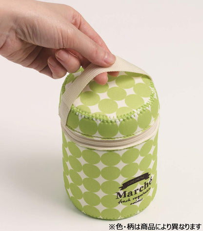 Skater Insulated Medium Lunch Soup Jar Marche Pumpkin 9cm x 13cm Height - SJP1-A- Japan Figure Store - #1 Bring To You The Best Japanese Goods