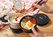 Skater Black Stainless Steel Insulated Lunch Box 800Ml Rice Bowl- Japan Figure Store - #1 Bring To You The Best Japanese Goods