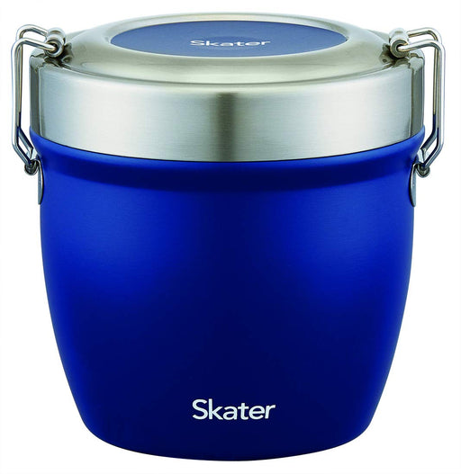 Skater Blue Stainless Steel Insulated Lunch Box 800ml Rice Bowl - STLBD8- Japan Figure Store - #1 Bring To You The Best Japanese Goods