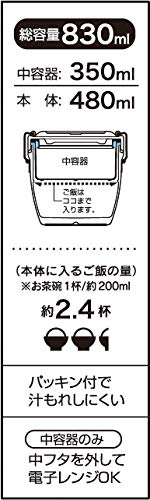 Skater Blue Stainless Steel Insulated Lunch Box 800ml Rice Bowl - STLBD8- Japan Figure Store - #1 Bring To You The Best Japanese Goods