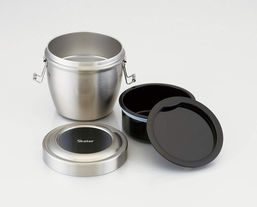 Skater 800ml Stainless Steel Insulated Rice Bowl Silver Lunch Box- Japan Figure Store - #1 Bring To You The Best Japanese Goods