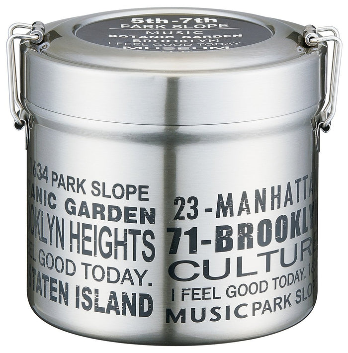 Skater Stainless Steel Insulated 840Ml Lunch Box Rice Bowl - Brooklyn Series- Japan Figure Store - #1 Bring To You The Best Japanese Goods