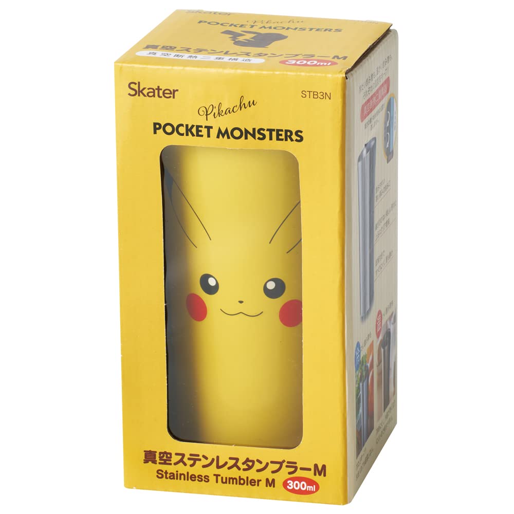 Skater Stainless Steel Insulated Tumbler Pokemon Pikachu 300ml- Japan Figure Store - #1 Bring To You The Best Japanese Goods